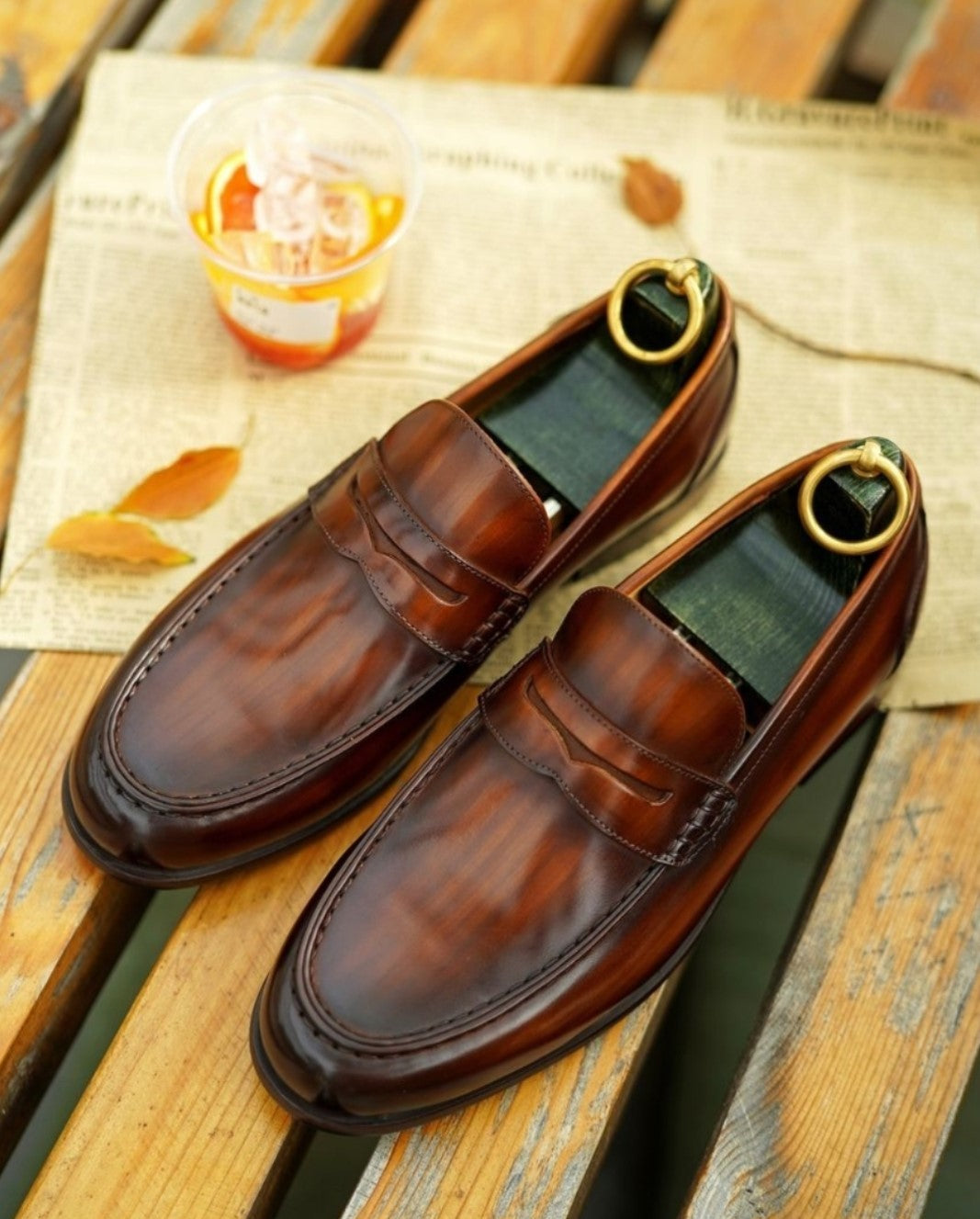 Loafers con antifaz: Distinción y confort en piel para Hombres