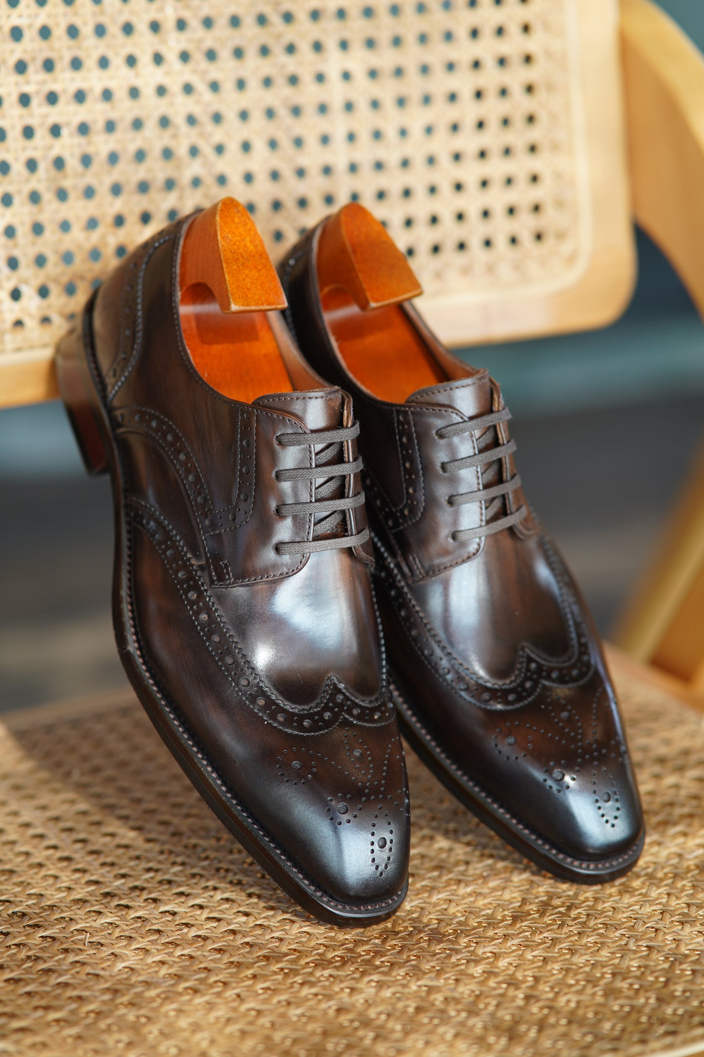 Zapatos Oxford Distinction CornideModa: Lujo Artesanal en Cuero Puro